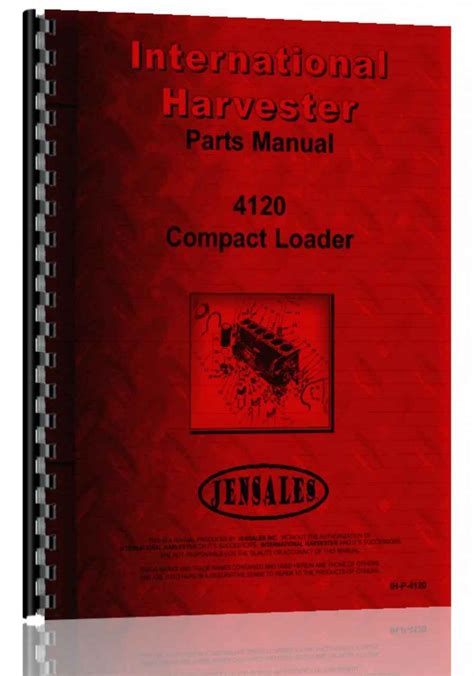 International Harvester 4120 Parts Manual 